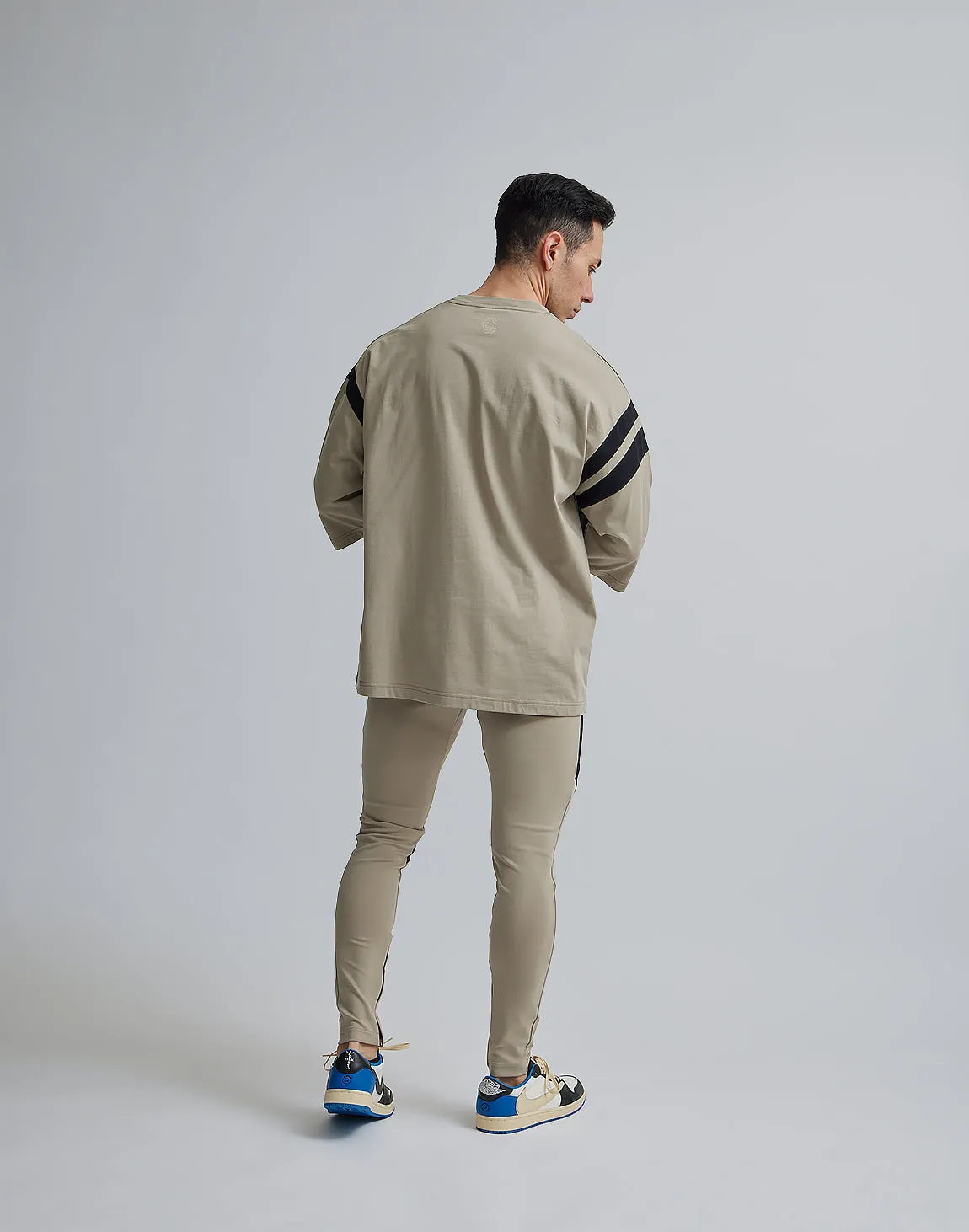 CRONOS LINE OVERSIZE T-SHIRTS【BEIGE】