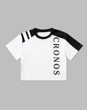 CRONOS WOMEN SWITCHED T-SHIRTS【WHITE】