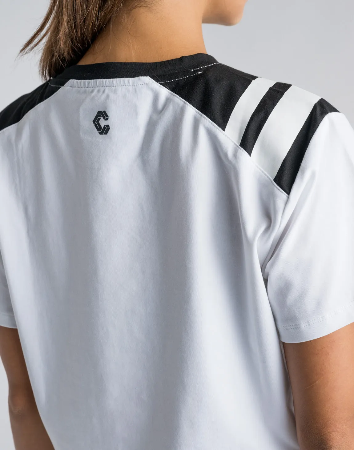 CRONOS WOMEN SWITCHED T-SHIRTS【WHITE】