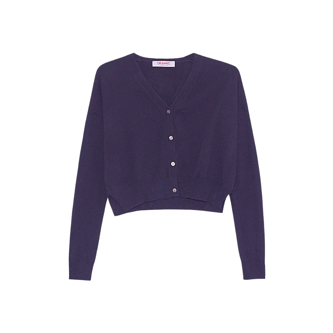 Cropped Cardigan in Cashmere