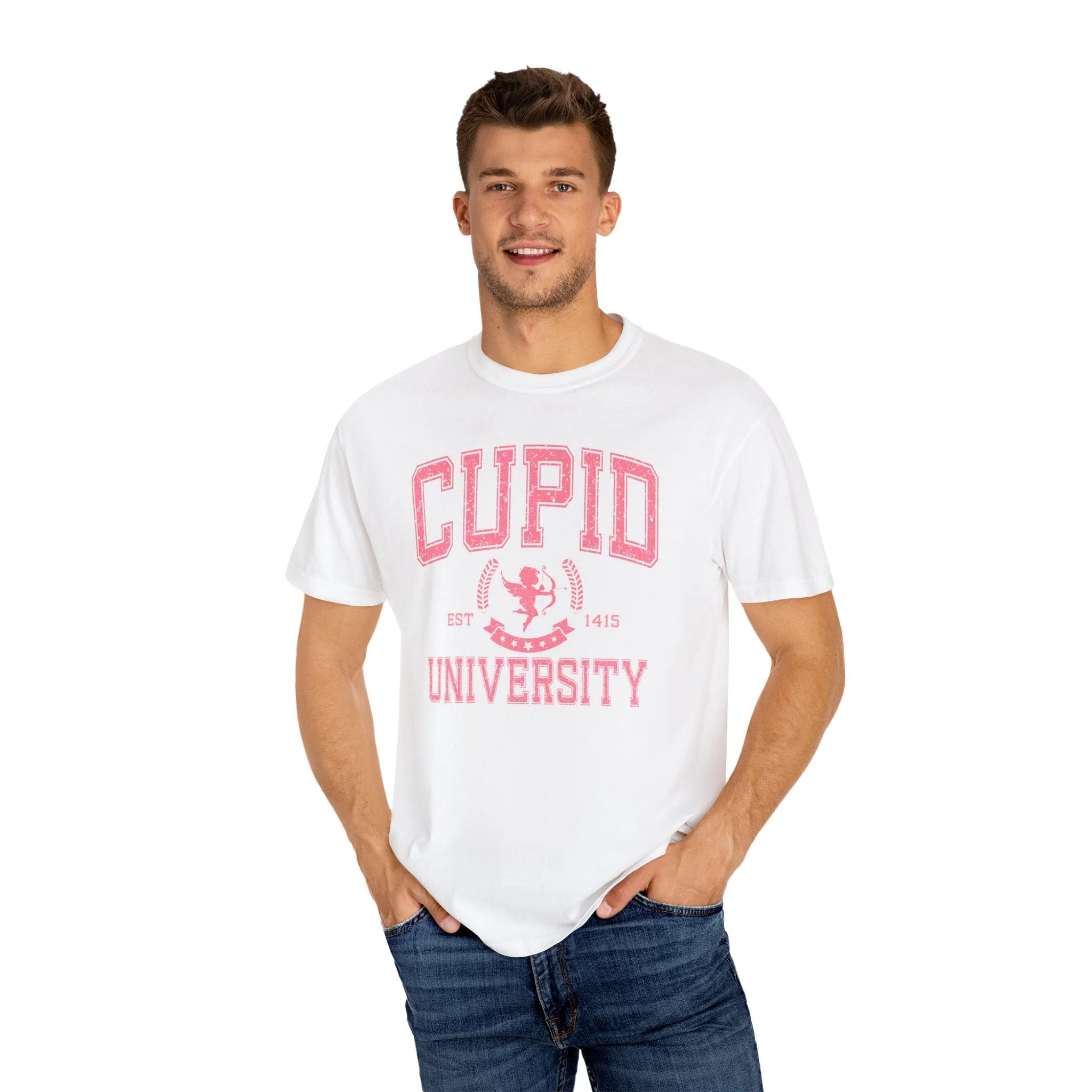 Cupid University Valentines day Tee (Comfort Colors 1717)