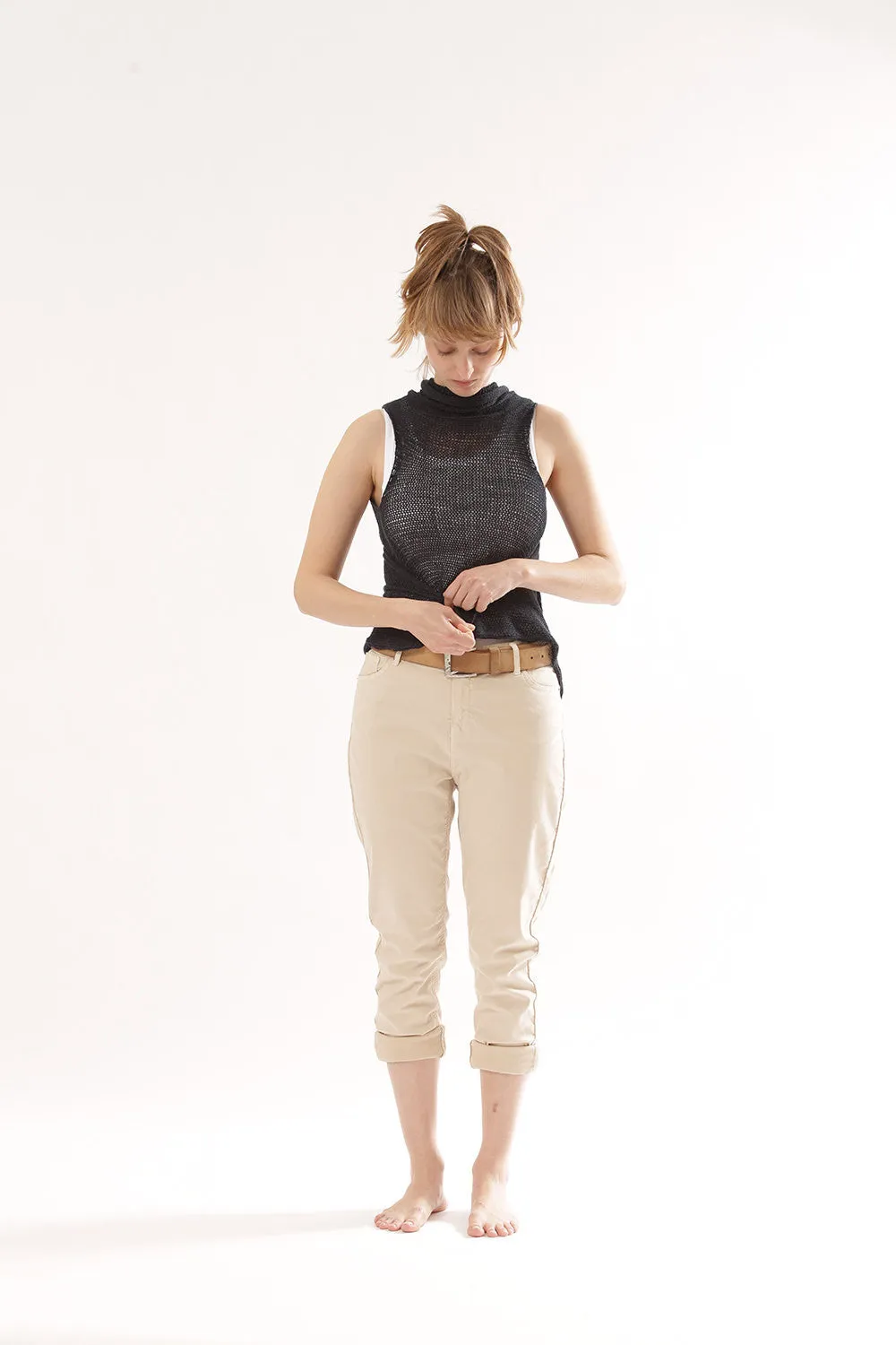 Dark Blue Wrap Vest