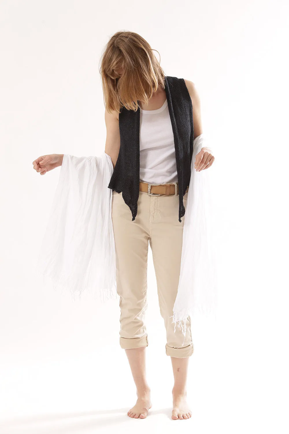 Dark Blue Wrap Vest