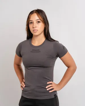 Demand Greatness True-Fit Women's Meet Shirt - IPF Approved - Shadow Stone Grey
