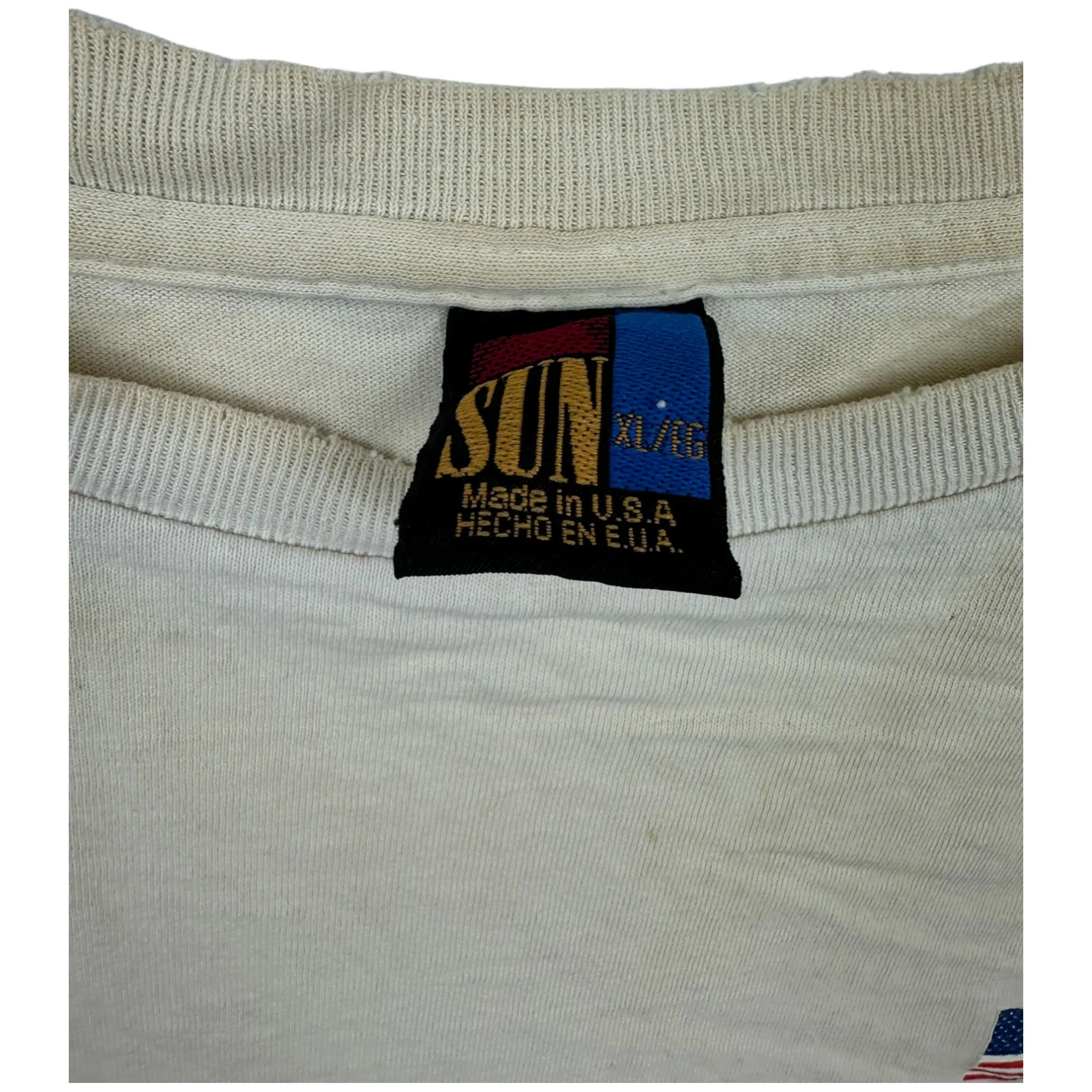 DISTRESSED AMERICA "BOAT CRASHERS" TEE - (XL)