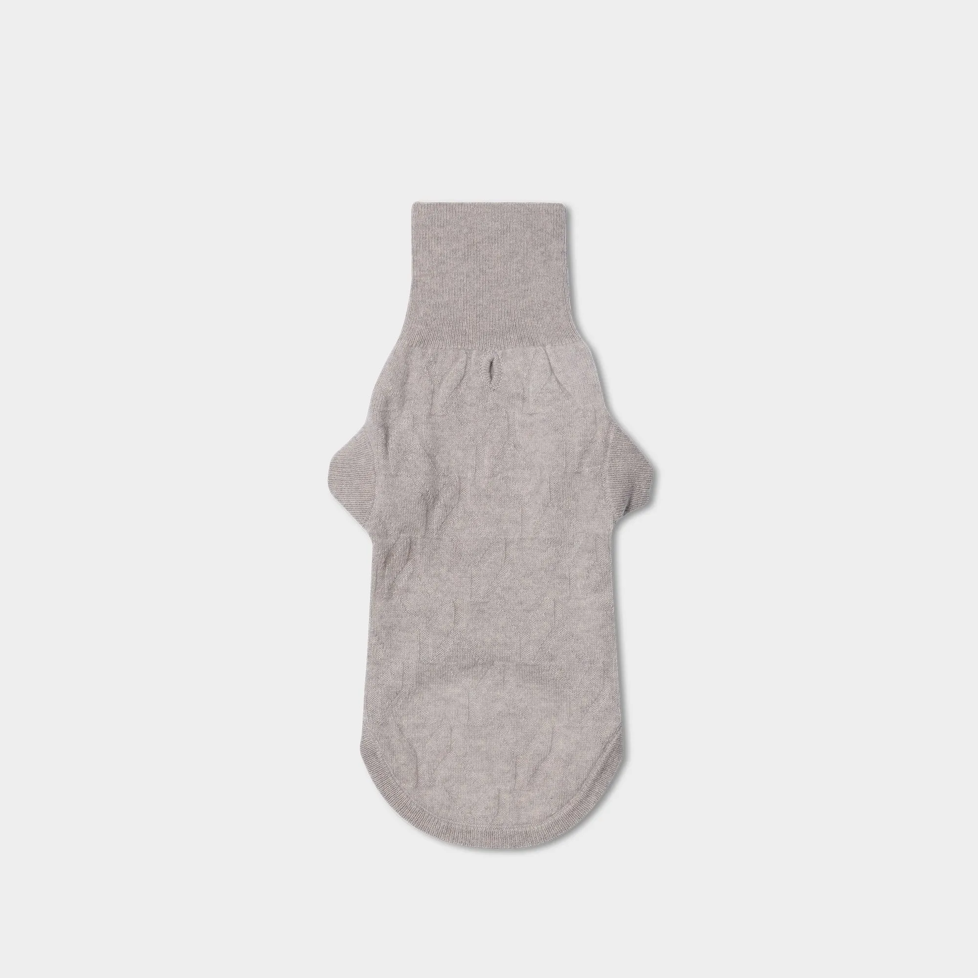 Dog Sweater Cashmere Light Grey YY Logomania