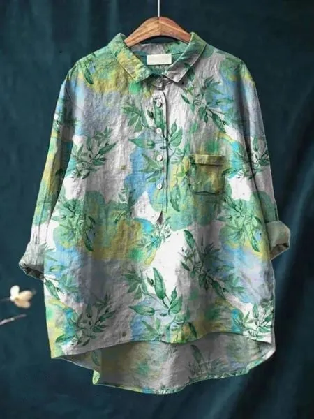 Donna™ | Tummy covering floral shirt
