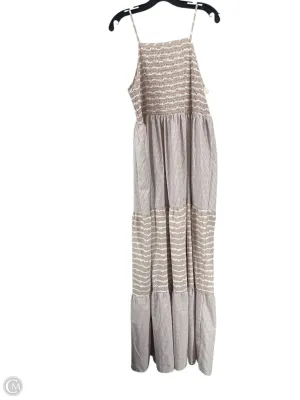Dress Casual Maxi By Clothes Mentor In Beige, Size: Xxl