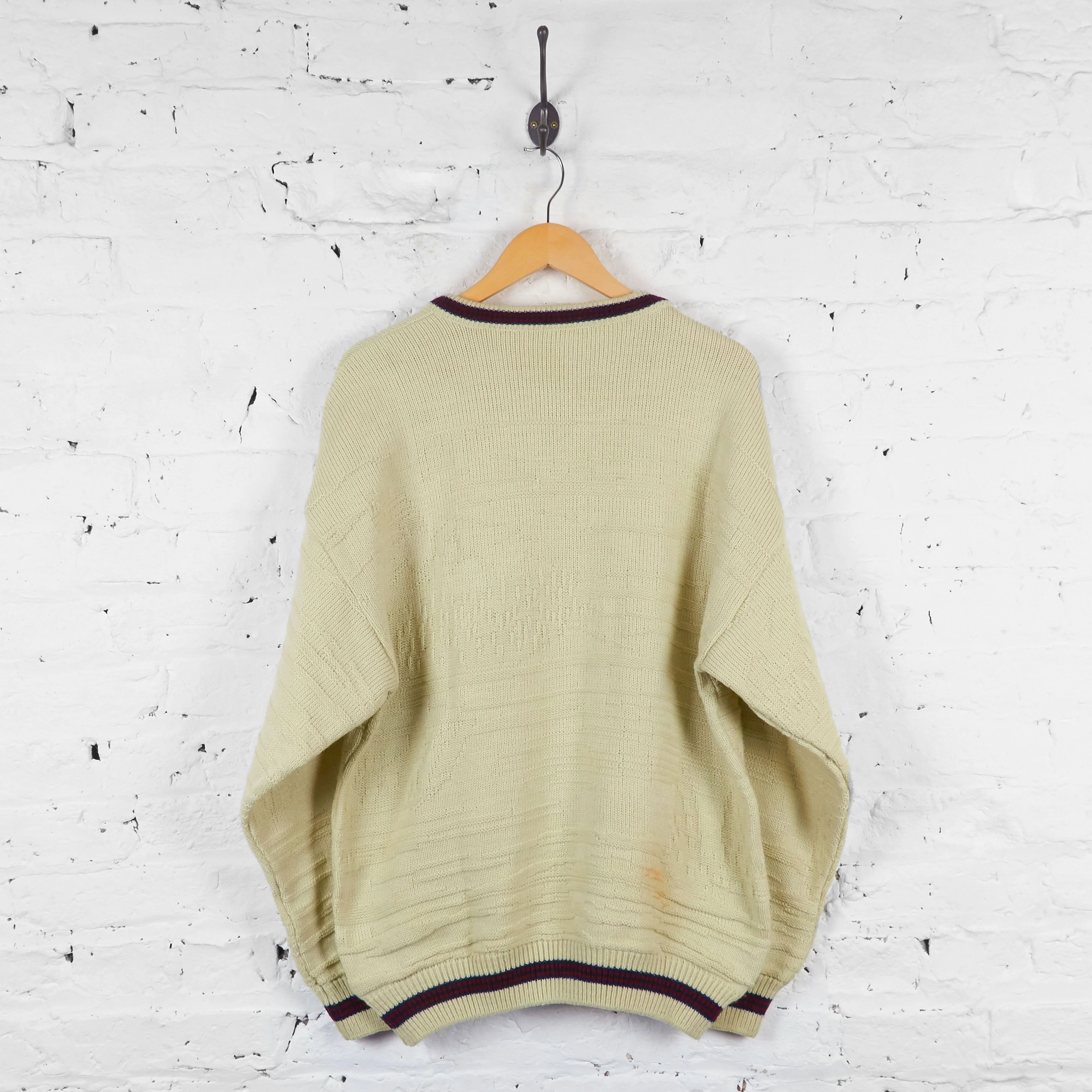 Ducks 90s Knit Jumper - Beige - XL