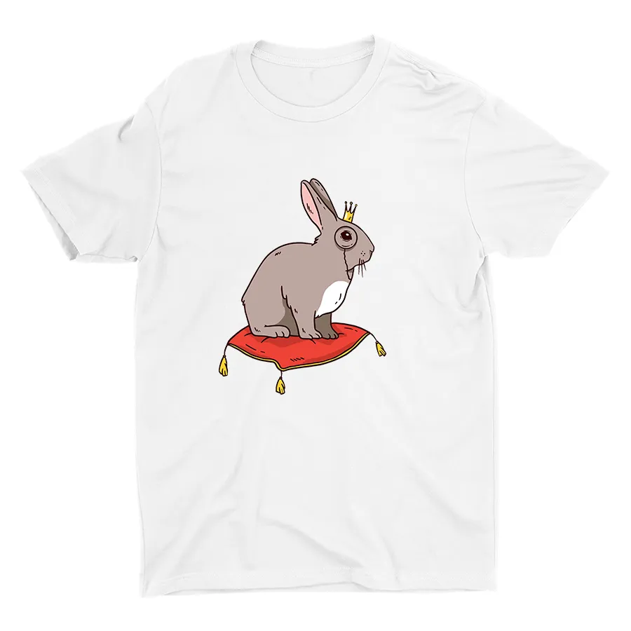 Easter Bunny King Printed Cotton Tee