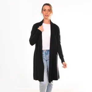 Edge To Edge Cardigan - Coal