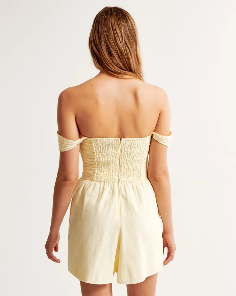 Emerson Off-The-Shoulder Romper