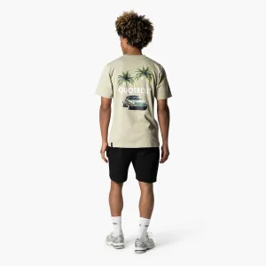 ENGINE T-SHIRT | BEIGE/WHITE