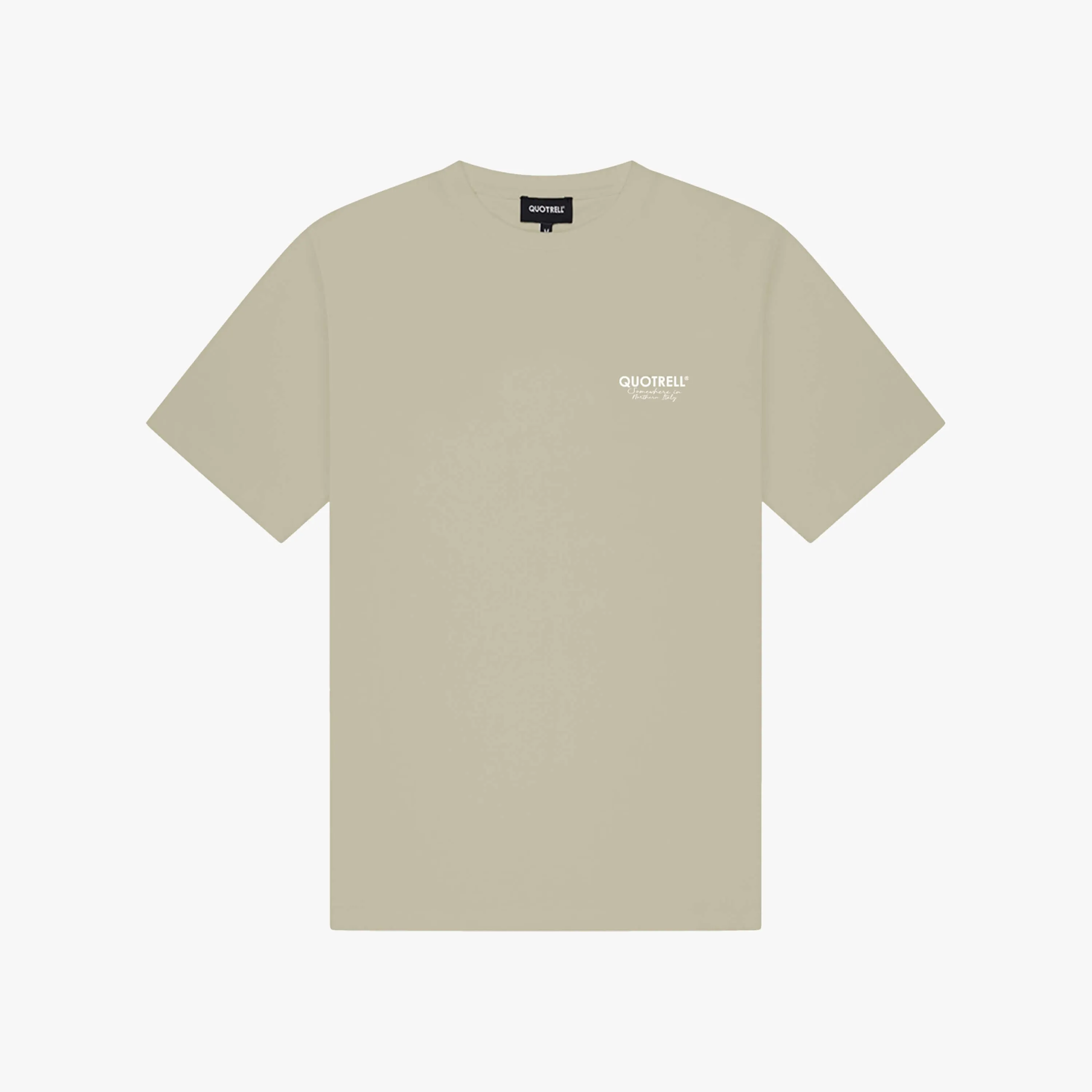ENGINE T-SHIRT | BEIGE/WHITE