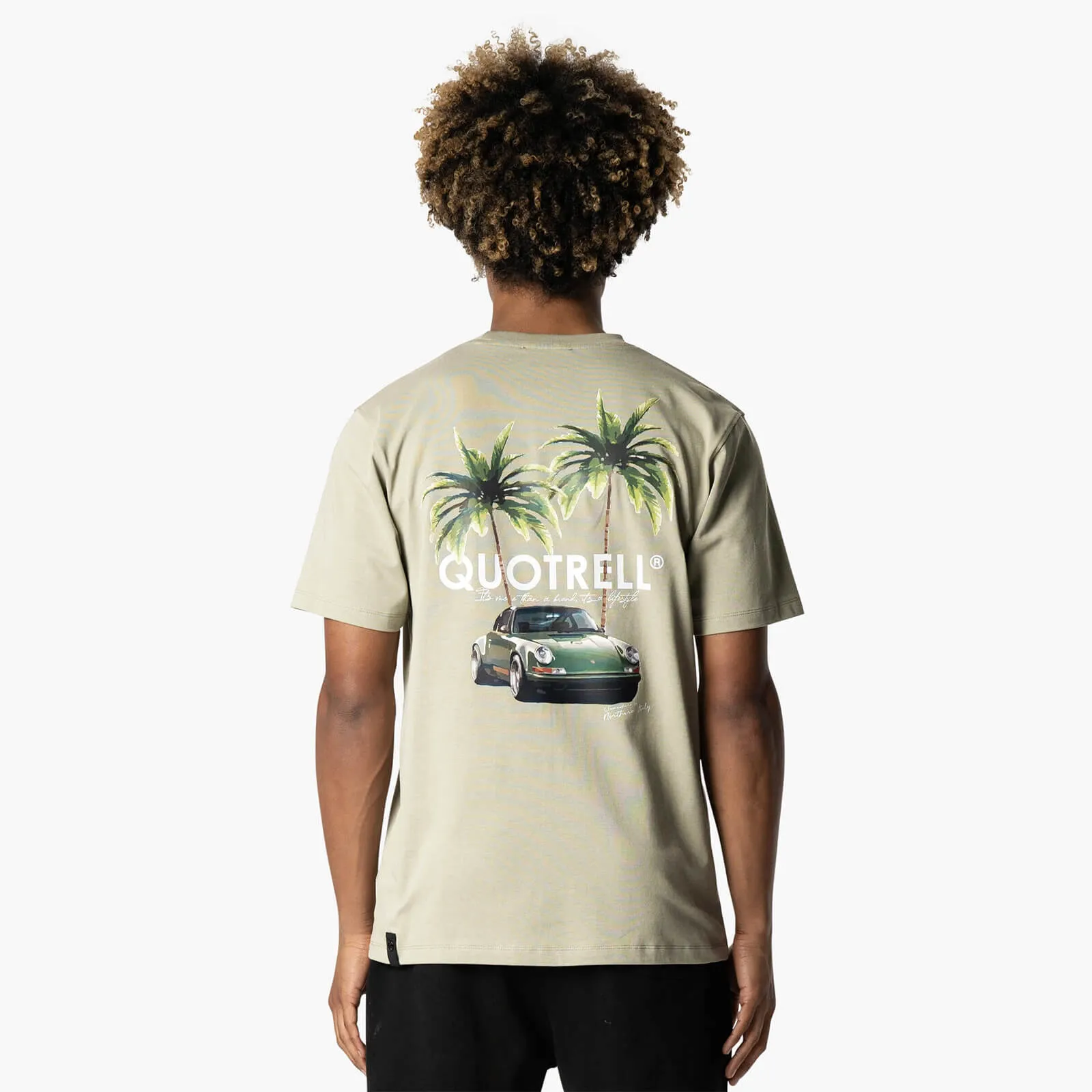 ENGINE T-SHIRT | BEIGE/WHITE
