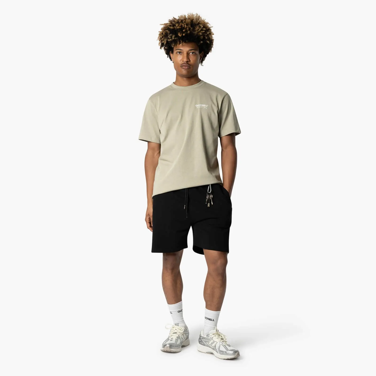 ENGINE T-SHIRT | BEIGE/WHITE