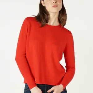 Essential Crew Jumper - Rouge
