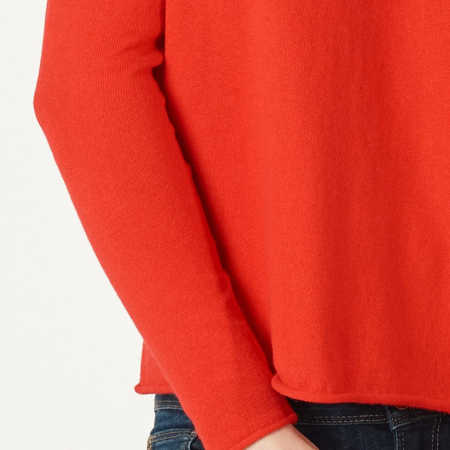 Essential Crew Jumper - Rouge