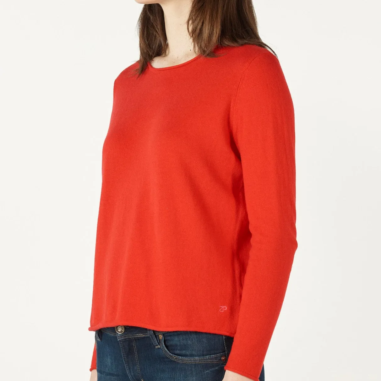 Essential Crew Jumper - Rouge
