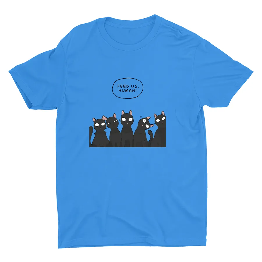 Feed Us Human  Cotton Tee