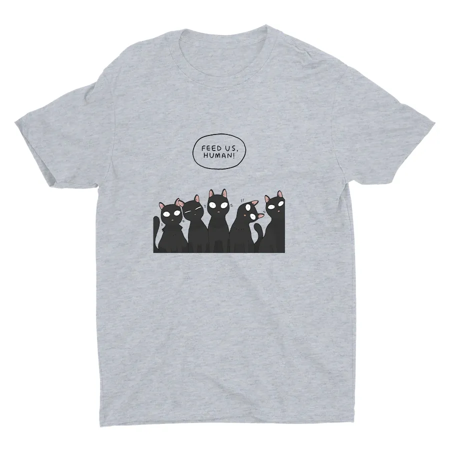Feed Us Human  Cotton Tee