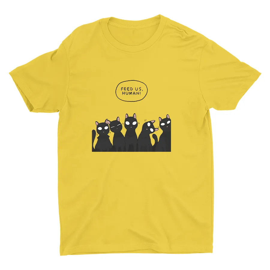 Feed Us Human  Cotton Tee