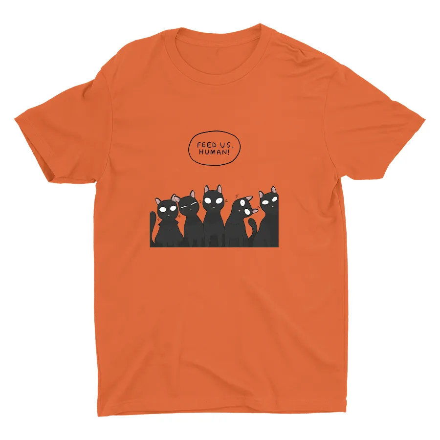 Feed Us Human  Cotton Tee