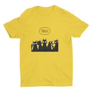 Feed Us Human  Cotton Tee