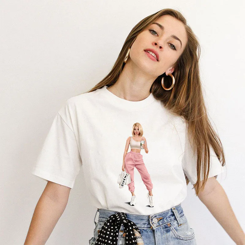 Fitness Girl Cotton Tee