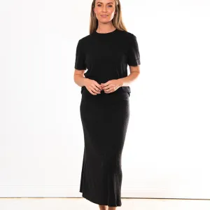Flared Skirt - Black