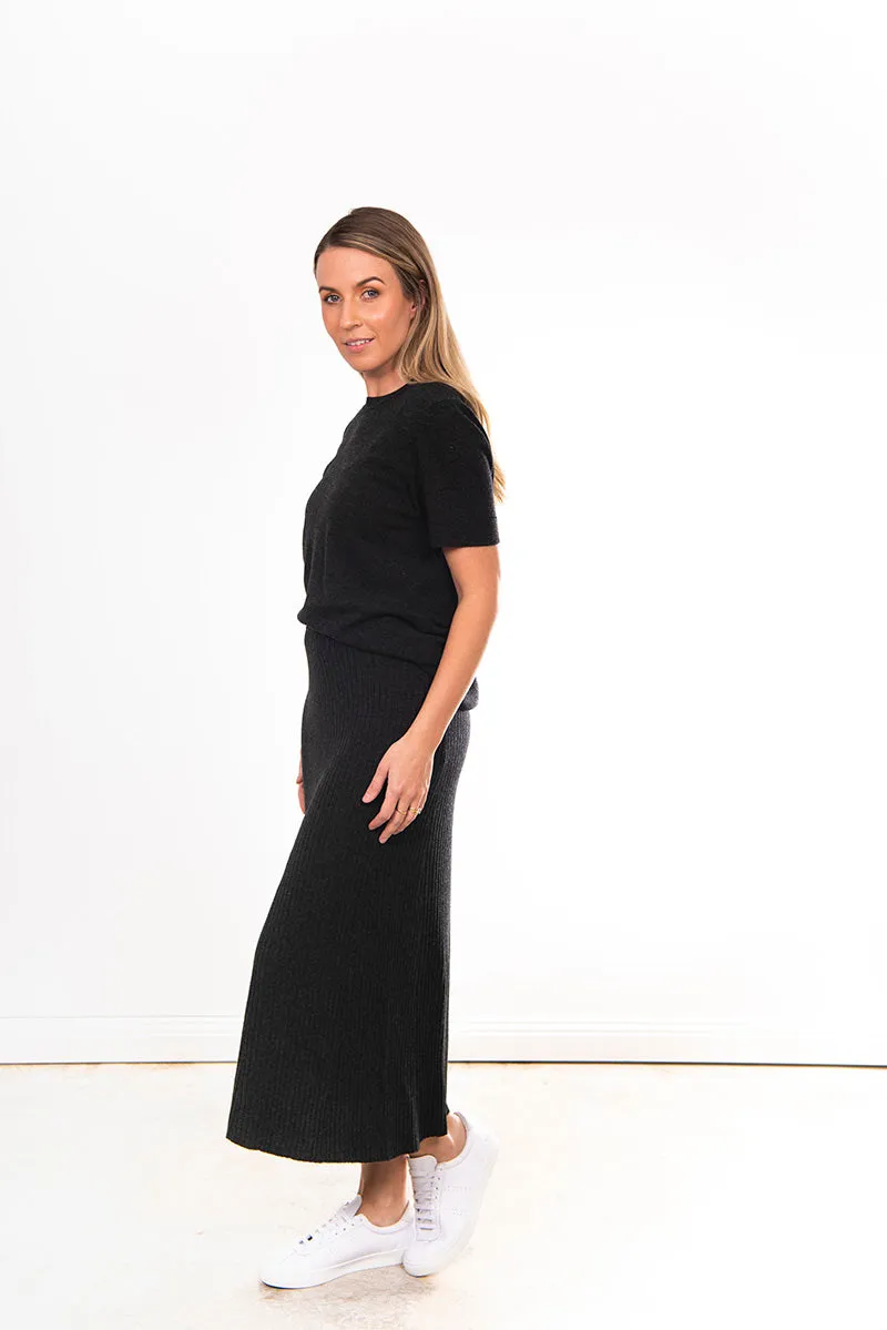 Flared Skirt - Black