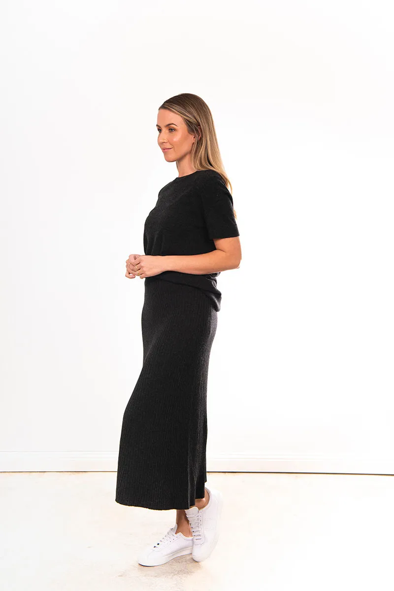 Flared Skirt - Black