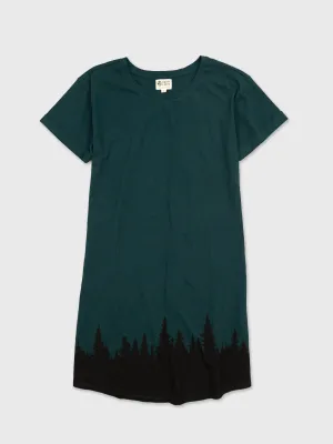 Forest Flow T-Shirt Dress