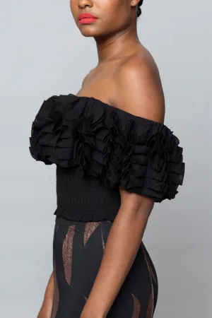 Frilled Off Shoulder