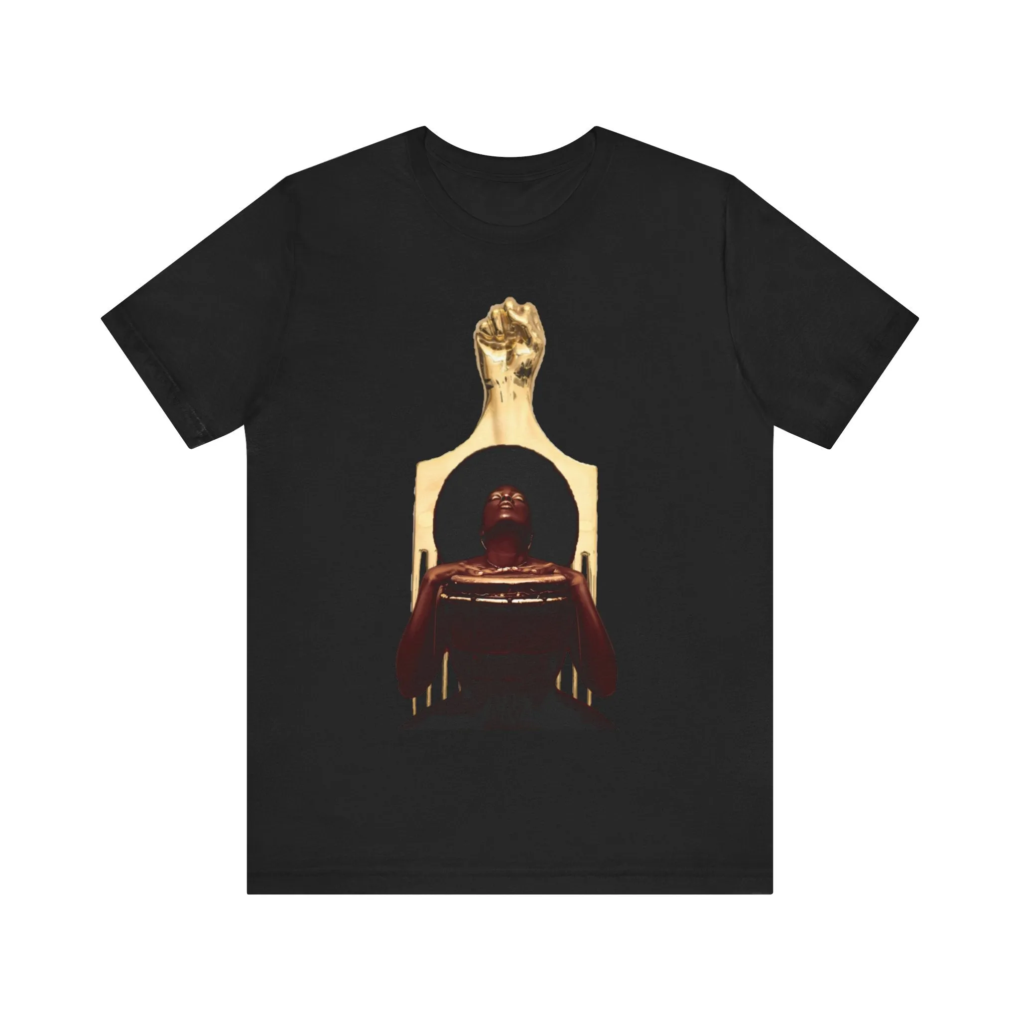 Golden Fro: Unisex Jersey Short Sleeve Tee
