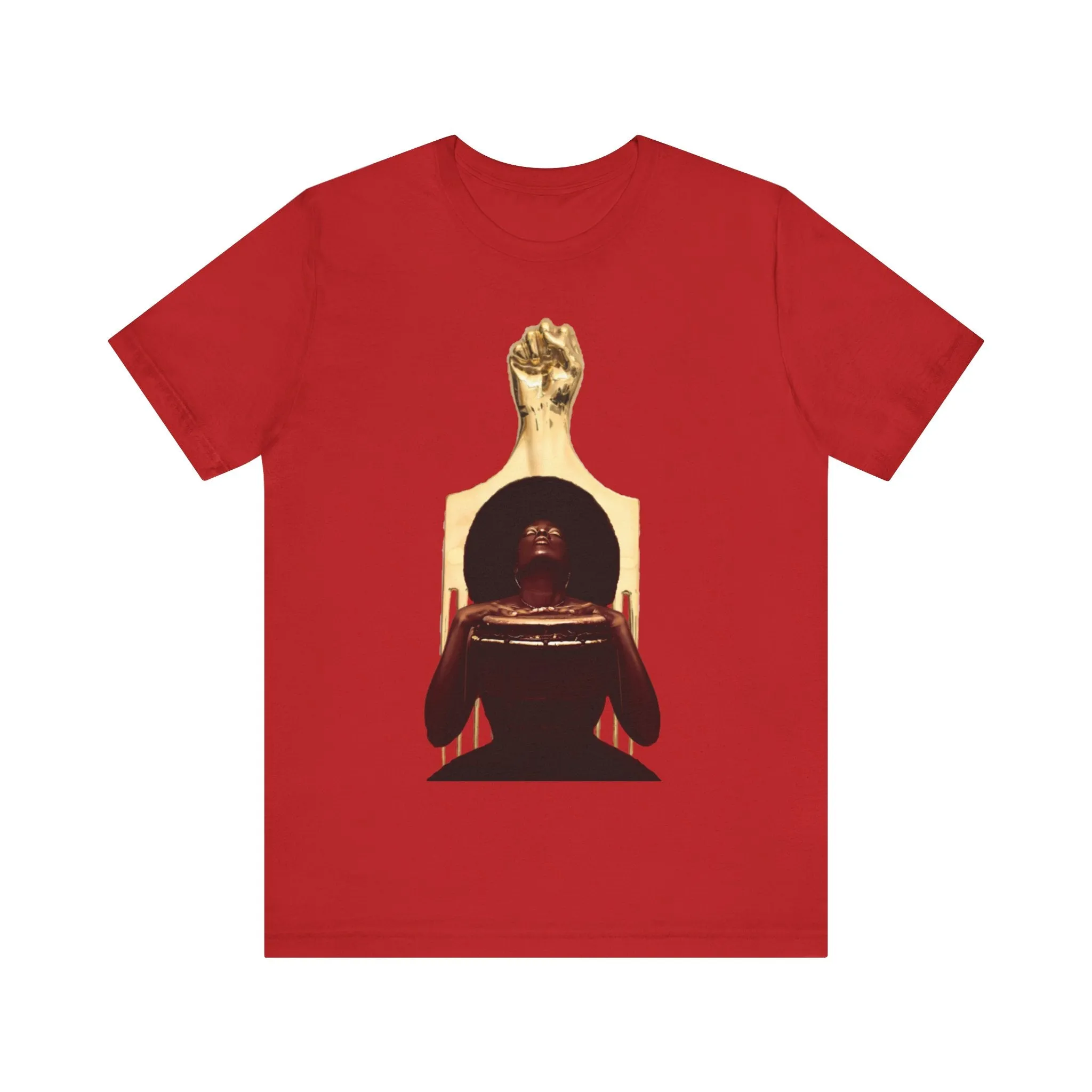 Golden Fro: Unisex Jersey Short Sleeve Tee