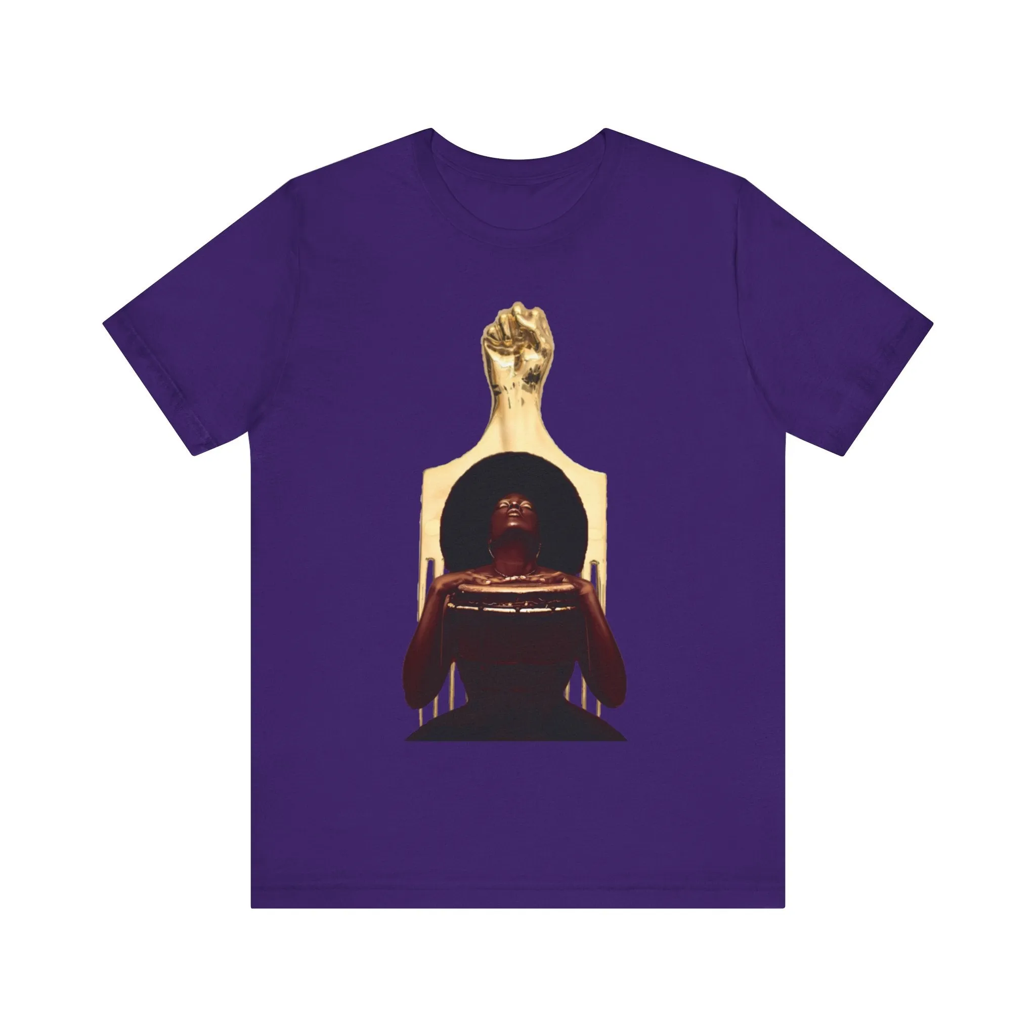 Golden Fro: Unisex Jersey Short Sleeve Tee