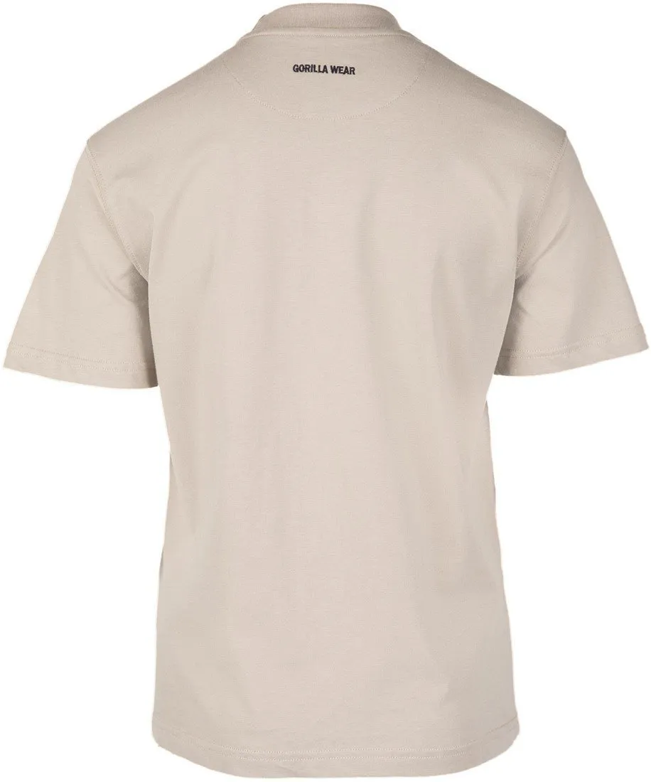 Gorilla Wear Bixby Oversized T-Shirt - Beige