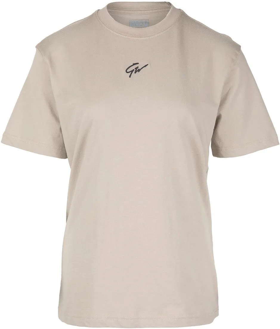 Gorilla Wear Bixby Oversized T-Shirt - Beige