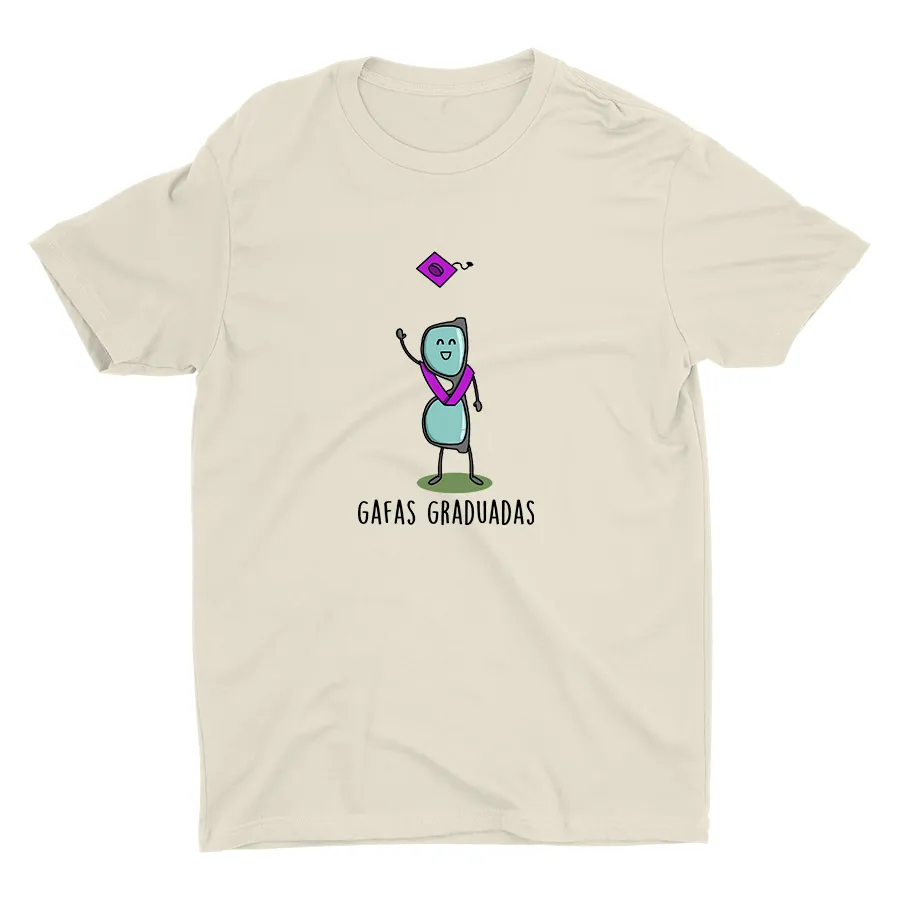 Graduation Of Glasses Cotton Tee