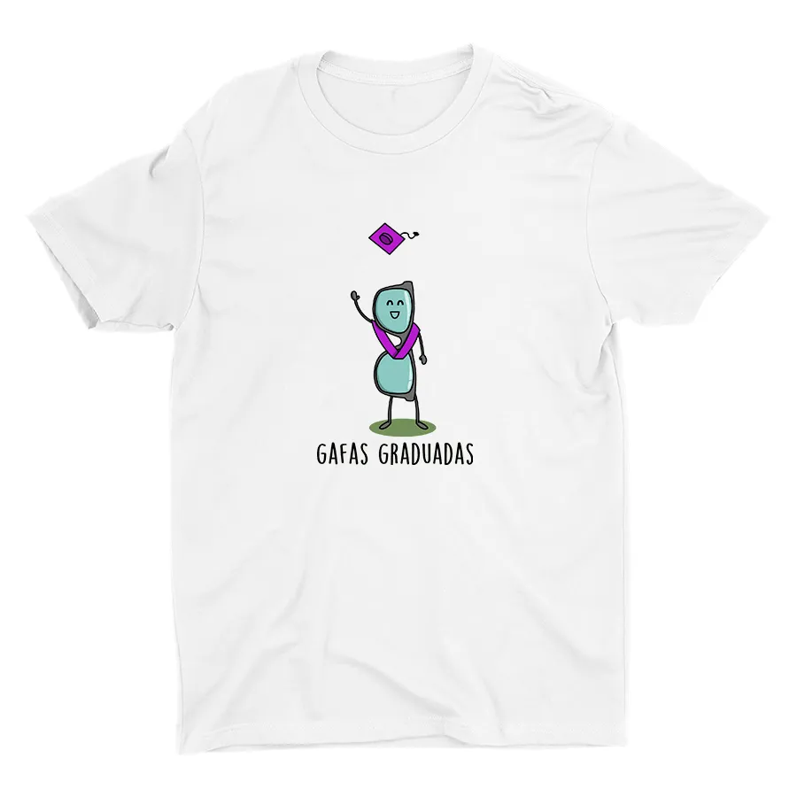 Graduation Of Glasses Cotton Tee