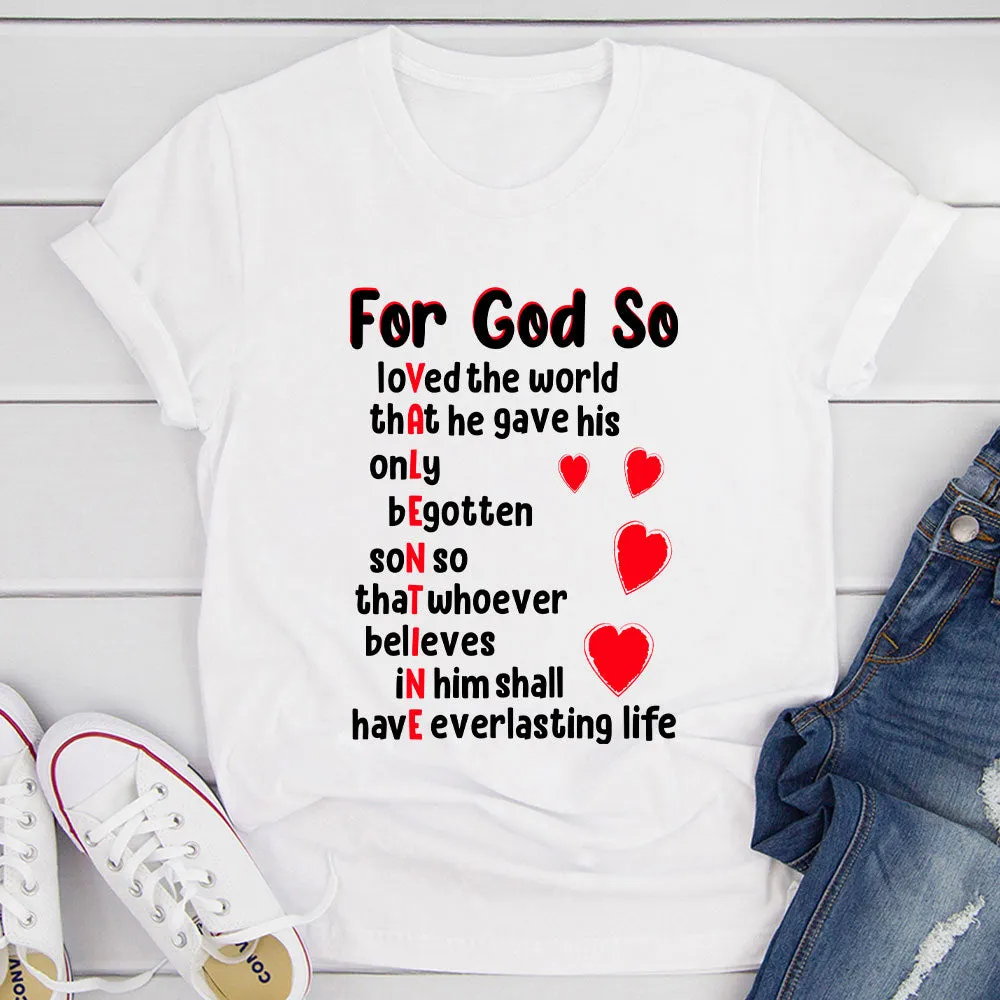 Graphic T-Shirts God Valentine's Day T-Shirt