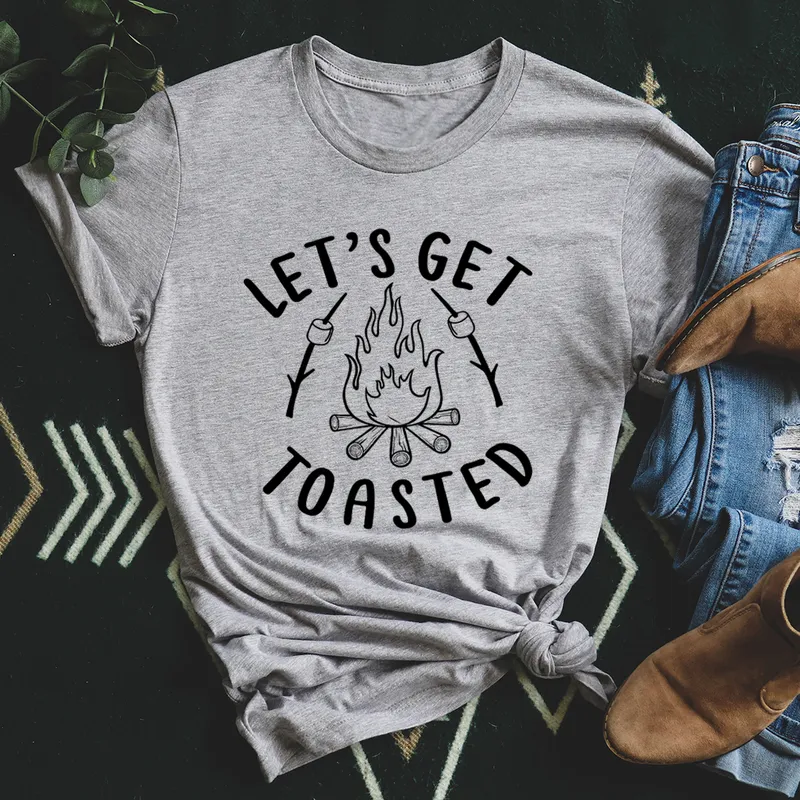 Graphic T-Shirts Let's Get Toasted Tee