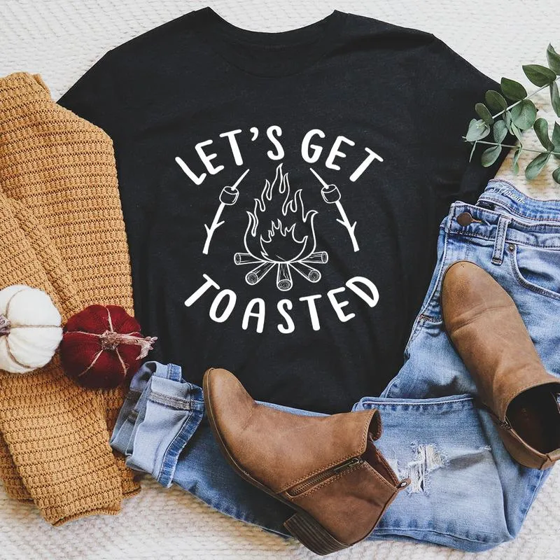 Graphic T-Shirts Let's Get Toasted Tee