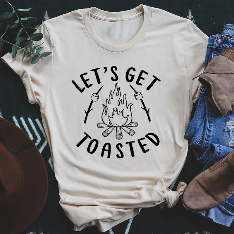 Graphic T-Shirts Let's Get Toasted Tee