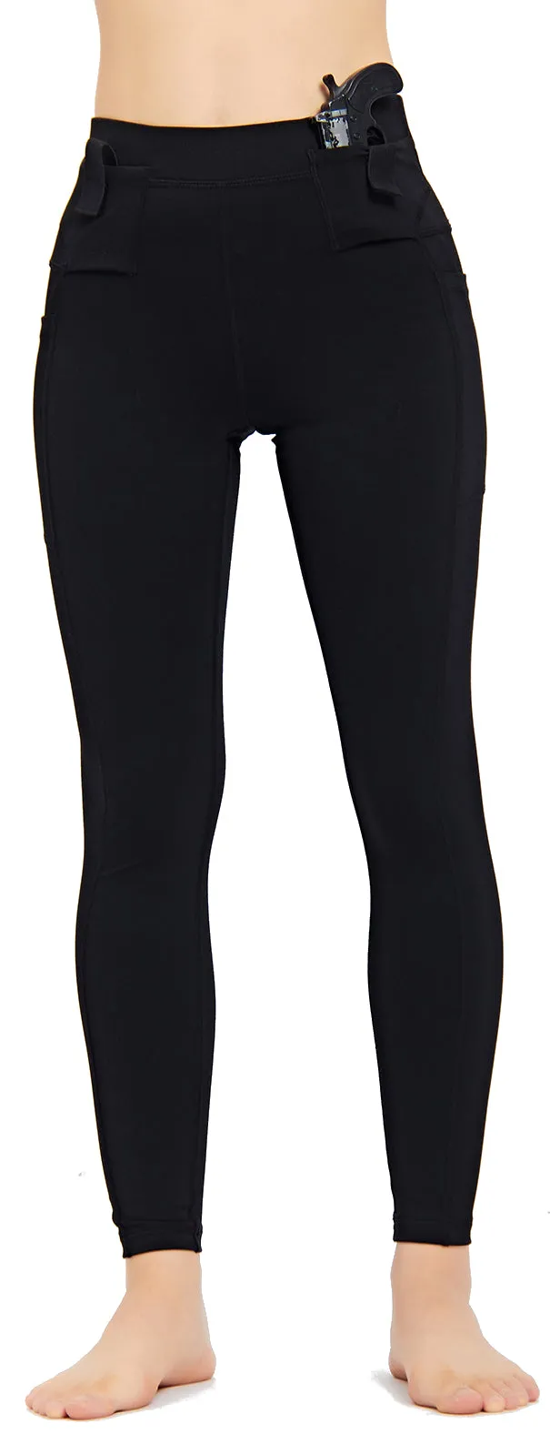 Graystone Cell Phone Pocket Concealed Carry Women’s Concealment Compression Leggings