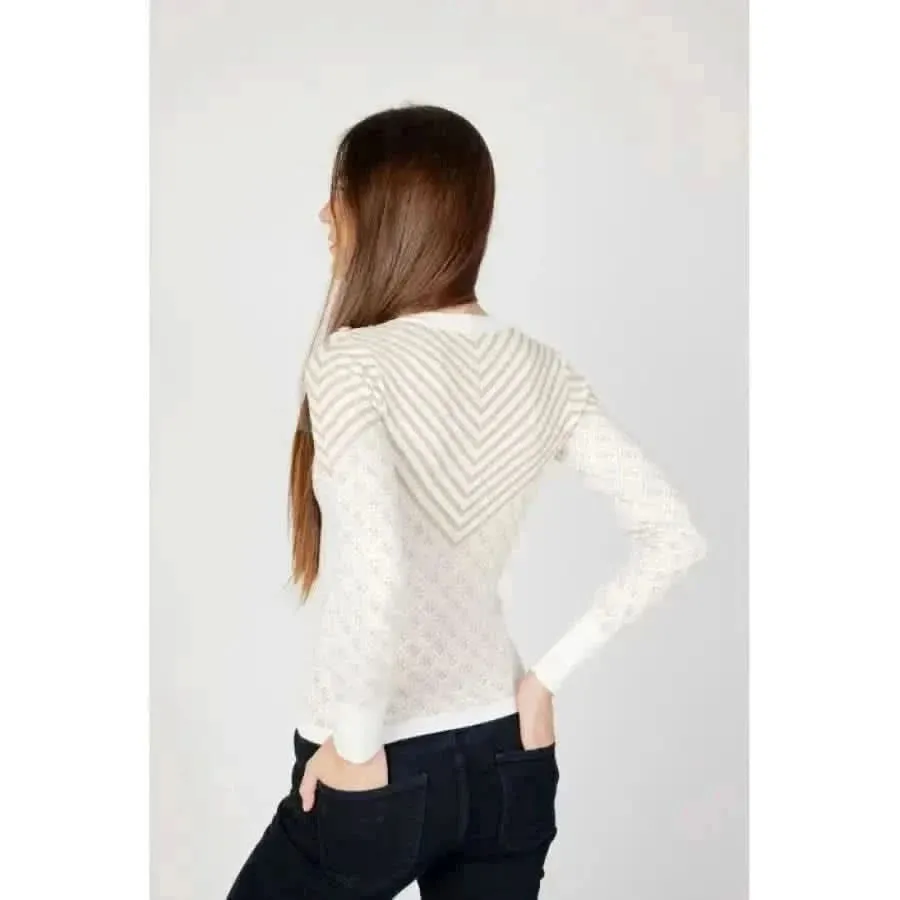 Guess Women's White Knit Sweater
