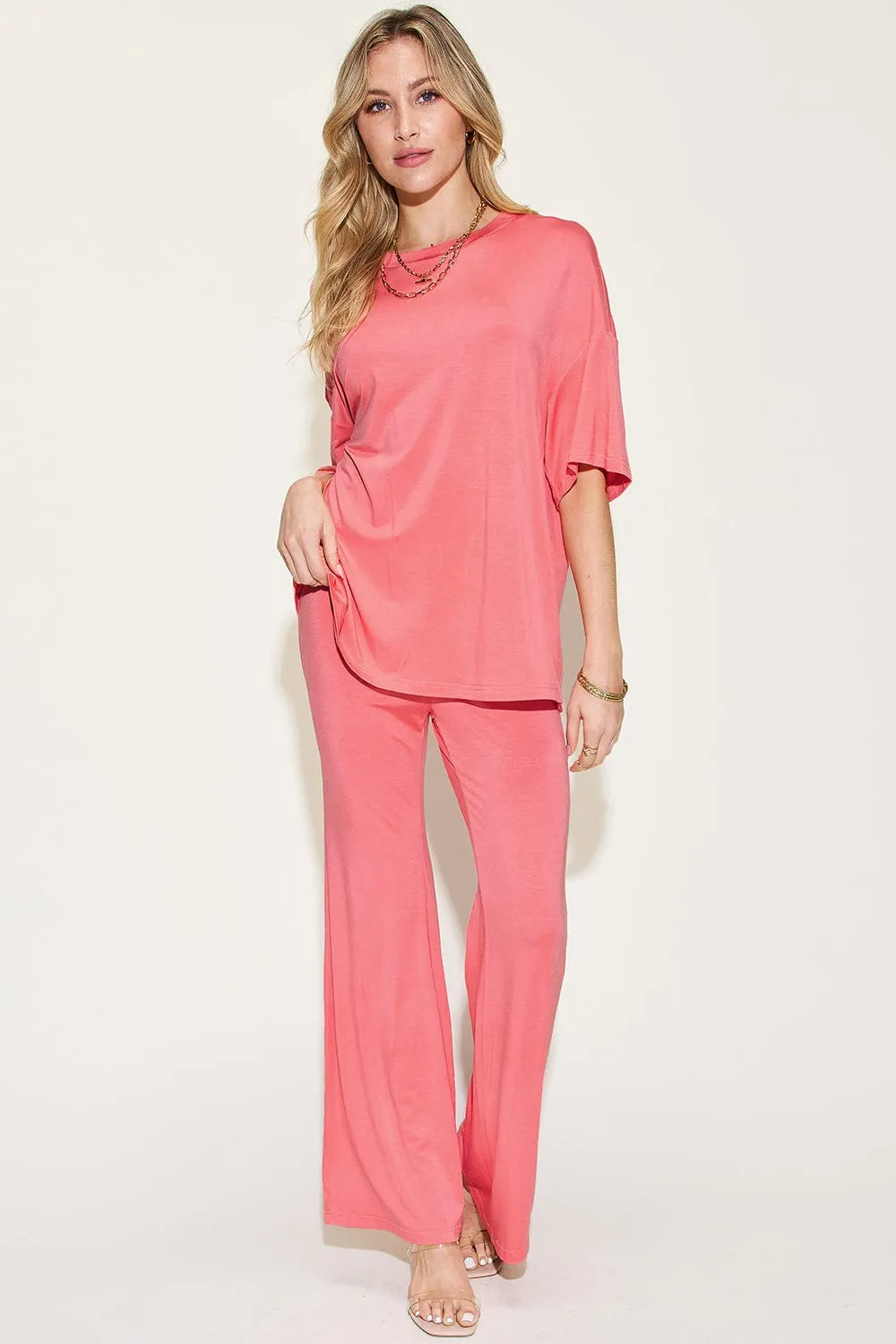 ❤️GYPSY - T-Shirt & Flare Pants Set by Basic Bae