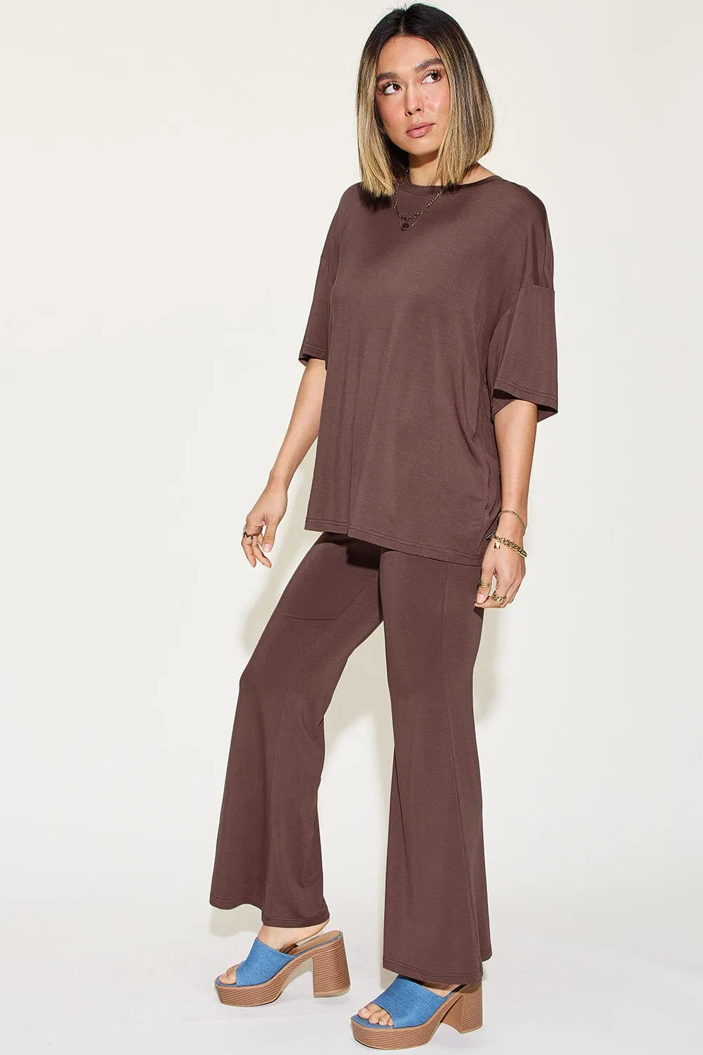 ❤️GYPSY - T-Shirt & Flare Pants Set by Basic Bae