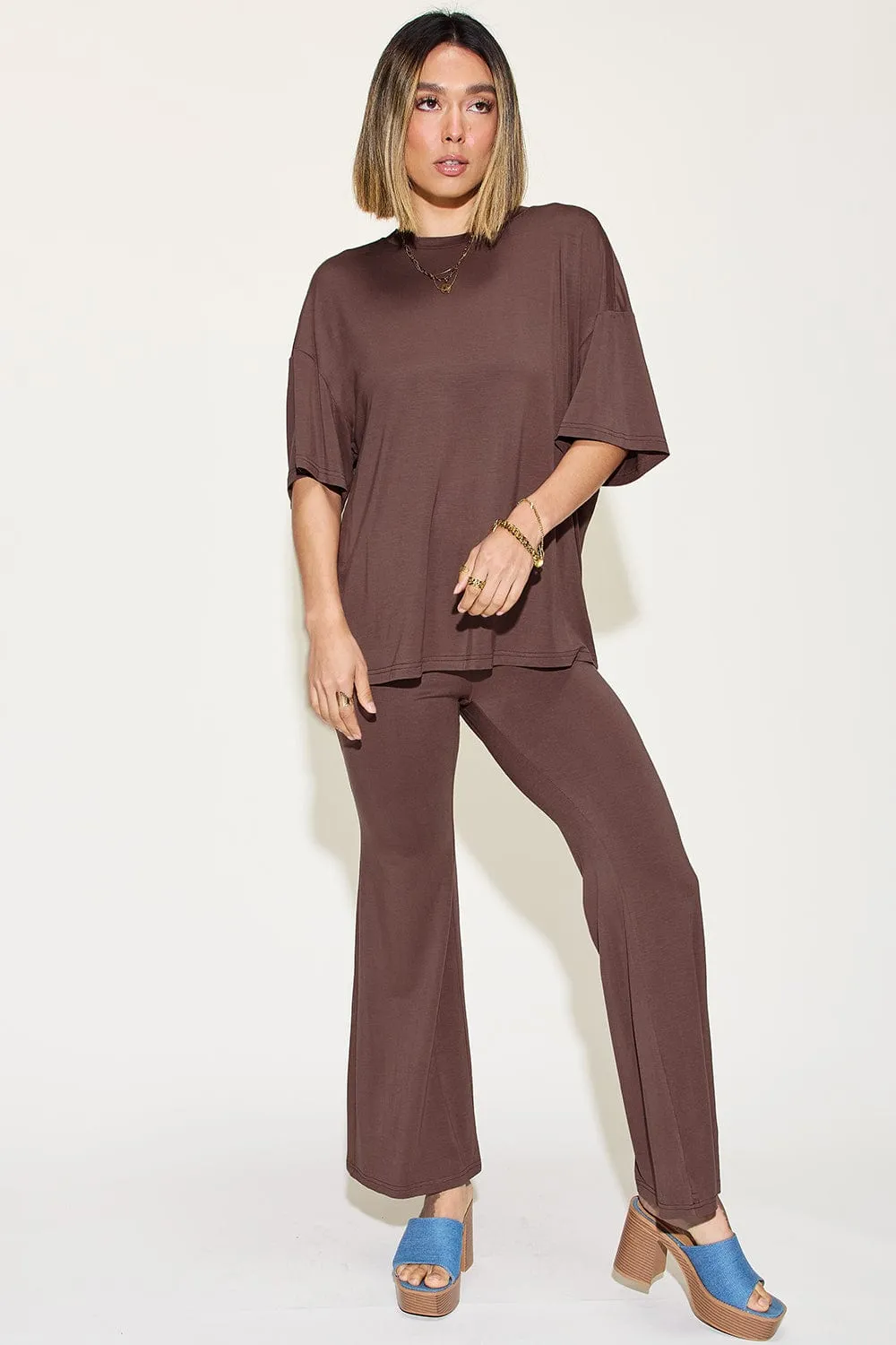 ❤️GYPSY - T-Shirt & Flare Pants Set by Basic Bae